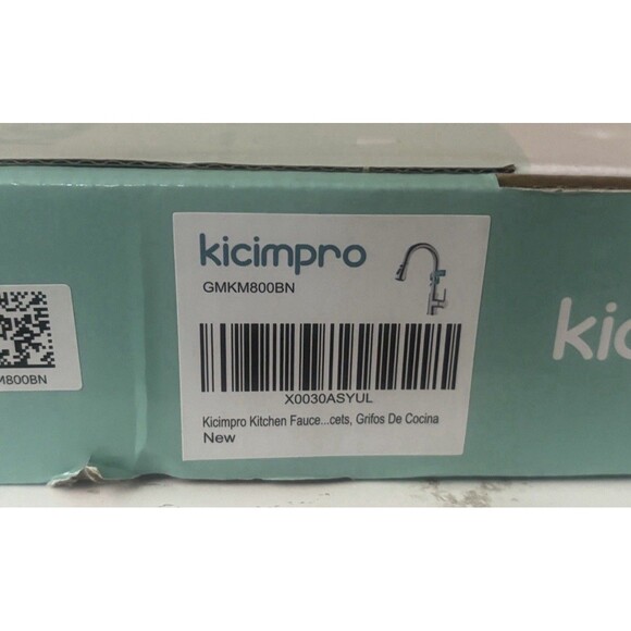 NEW Kicimpro Kitchen Faucet Pull Down Sprayer Single Handle Brushed Nickel - Picture 12 of 14